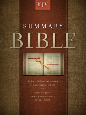 cover image of Summary Bible, KJV Edition